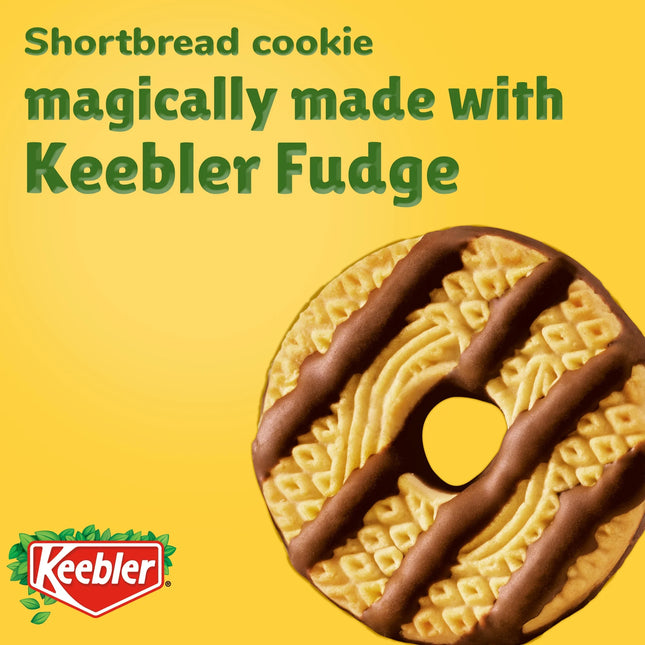 Keebler Fudge Stripes, Original Shortbread Cookies Coated in Keebler Fudge, 11.5 Oz