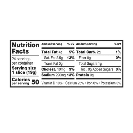 Great Value Individually Plastic Wrapped Singles American Cheese Product, 16 Oz Package, 24 Slices