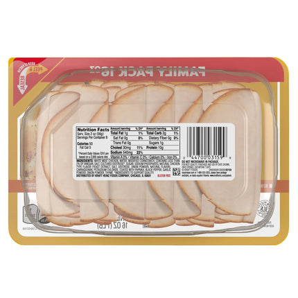Oscar Mayer Deli Fresh Rotisserie Seasoned Sliced Chicken Breast Deli Lunch Meat, 16 Oz Package