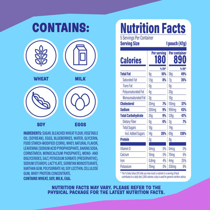 Little Bites Blueberry Muffins, 5 Packs, Mini Muffins, 8.25 Oz Box