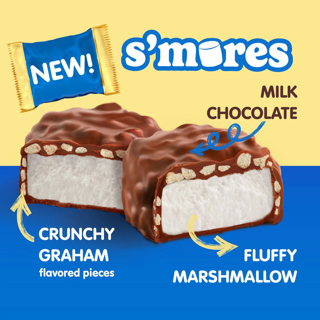 Whitman'S S'Mores Milk Chocolate Candy Classic Marshmallow, Bag 7.3 Oz. (10 Pieces)