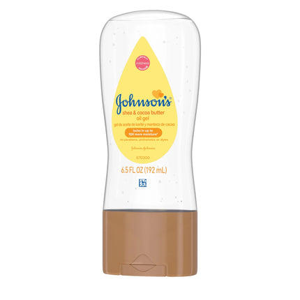 Johnson'S Baby Body Moisturizing Oil Gel with Shea & Cocoa Butter, Nourishes, 6.5 Fl Oz