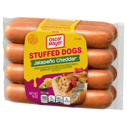 Oscar Mayer Jalapeño Cheddar Stuffed Dogs, 8 Ct Pack