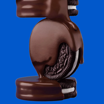 OREO Fudge Covered Chocolate Sandwich Cookies, 7.9 Oz
