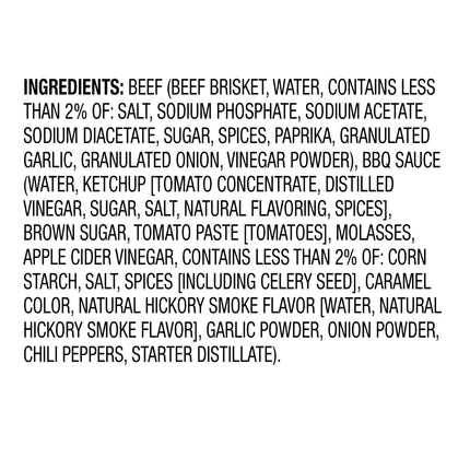 Marketside Ready to Heat BBQ Beef Brisket Burnt Ends Packaged Meal, 16 Oz (Refrigerated)