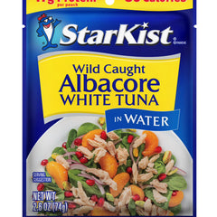 Starkist Albacore White Tuna in Water, 2.6 Oz Pouch