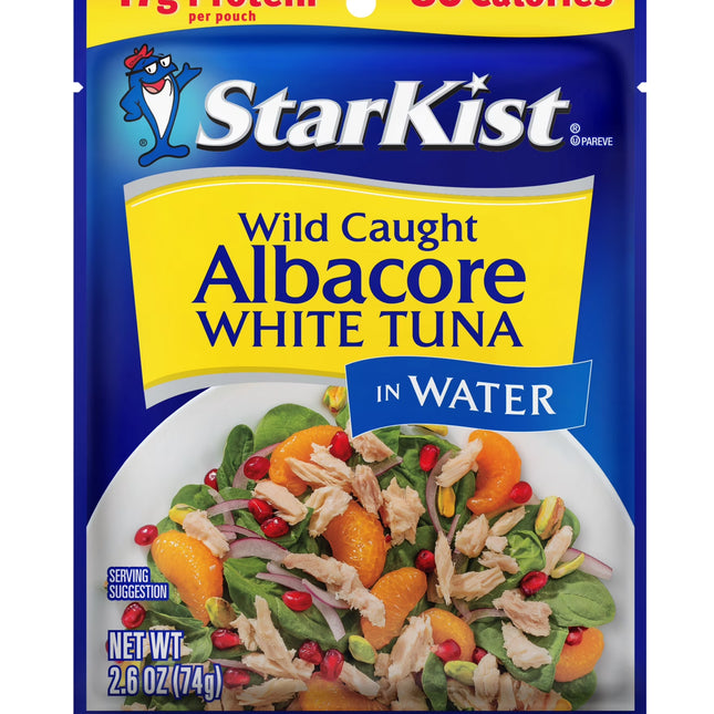 Starkist Albacore White Tuna in Water, 2.6 Oz Pouch