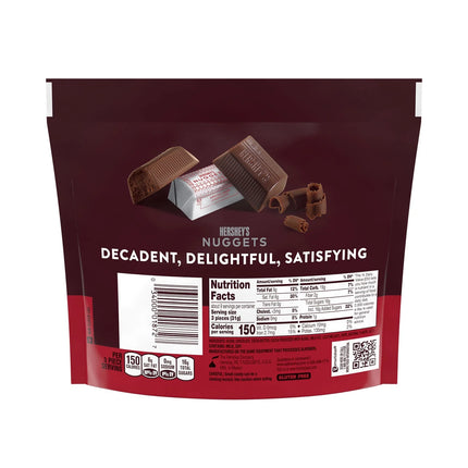 Hershey'S Nuggets SPECIAL DARK Mildly Sweet Chocolate Candy, Share Pack 10.2 Oz