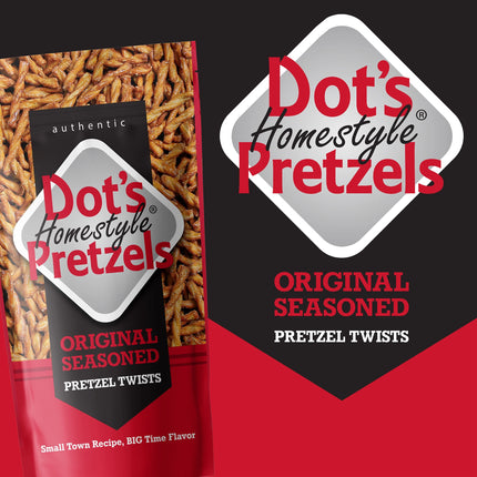 Dot'S Homestyle Pretzels, Original Seasoned Pretzel Twists Snack, 16 Oz Family Size Bag
