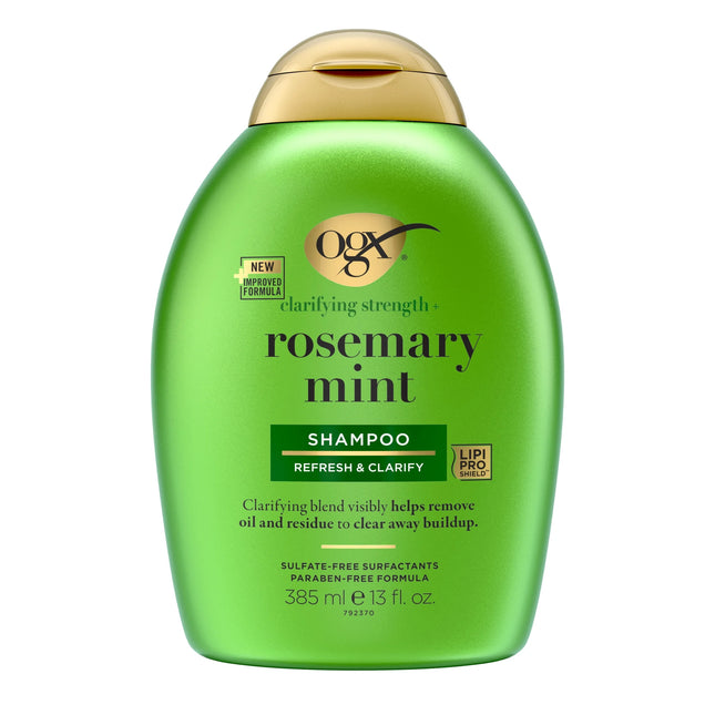 OGX Clarifying Strength and Rosemary Mint Hair Shampoo, 13 Fl. Oz
