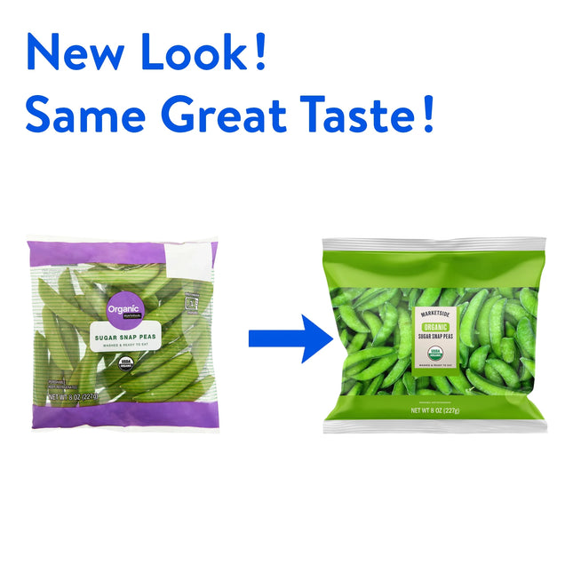Marketside Organic Fresh Sugar Snap Peas, 8 Oz