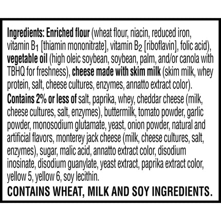 Cheez-It Cheddar Jack Cheese Crackers, Baked Snack Crackers, 12.4 Oz