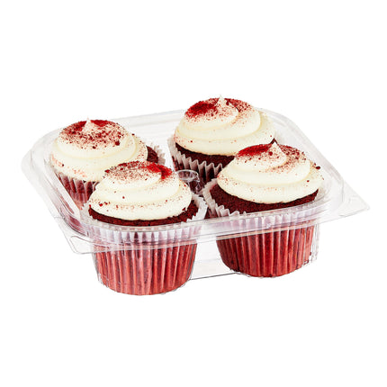 Marketside Red Velvet Cupcakes, 11.7 Oz Tray, 4 Count