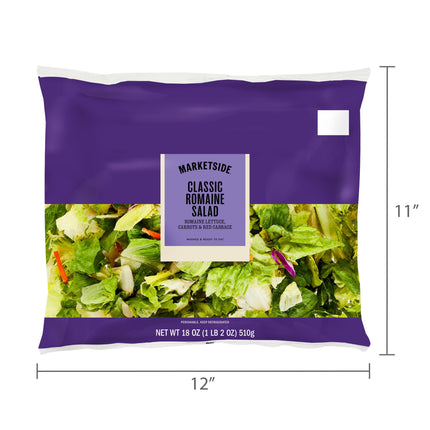 Marketside Premium Romaine Salad Blend, 18 Oz Bag, Fresh