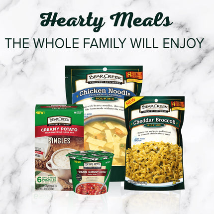 Bear Creek Country Kitchens Cheddar Broccoli Soup Mix, Shelf-Stable, 10.6 Oz Pouch