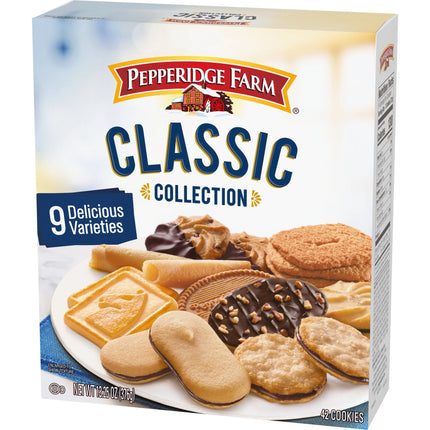 Pepperidge Farm Cookies Classic Collection, 9 Cookie Varieties, 13.25 Oz. Box