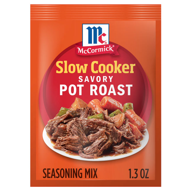 Mccormick Slow Cooker Savory Pot Roast Seasoning Mix, 1.3 Oz Packet