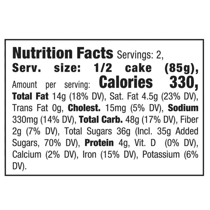 Freshness Guaranteed Chocolate Cake Square with Chocolate Icing, 6Oz (Refrigerated Cakes)