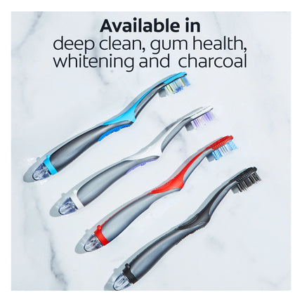 Colgate 360 Vibrate Charcoal Battery Operated Toothbrush, 1 AAA Battery Included