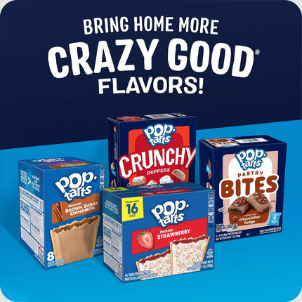 Pop-Tarts Crunchy Poppers Frosted Brownie Crunch - 10Ct / 10Oz