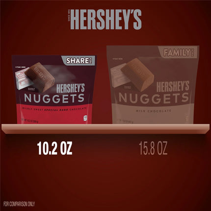Hershey'S Nuggets SPECIAL DARK Mildly Sweet Chocolate Candy, Share Pack 10.2 Oz