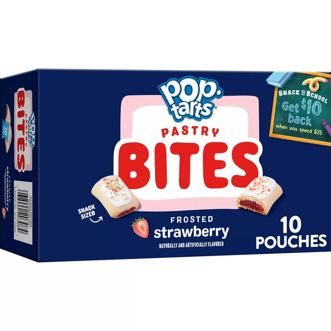 Pop-Tarts Bites Frosted Strawberry Pastries - 10Ct /14.1Oz