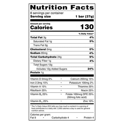 Great Value Fruit & Grain Cereal Bars Apple Cinnamon, 10.4 Oz, 8 Count