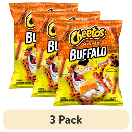 Cheetos Crunchy XXTRA Flamin' Hot Cheese Flavored Snack Chips, 8.5 Ounce Bag (Packaging May Vary)