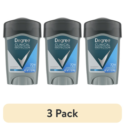 Degree Clinical Protection Long Lasting Men'S Antiperspirant Deodorant Stick, Clean, 1.7 Oz