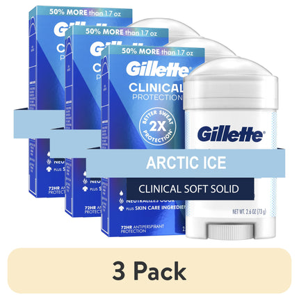 Gillette Clinical Antiperspirant and Deodorant for Men Arctic Ice 2.6Oz