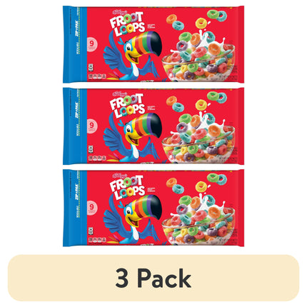 Kellogg'S Froot Loops Breakfast Cereal, Fruit Flavored, Breakfast Snacks with Vitamin C, Original, 32.1Oz Bag (1 Bag)