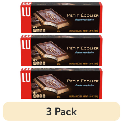 Lu Petit Ecolier European Milk Chocolate Biscuit Cookies, 5.29 Oz