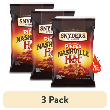 Snyder'S of Hanover Pretzel Pieces, Nashville Hot, 11.25 Oz