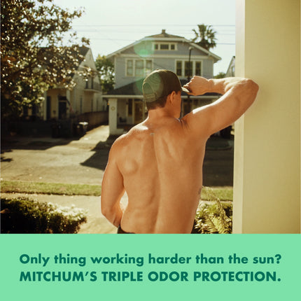 Mitchum Men’S Triple Odor Protection Antiperspirant & Deodorant Gel, Unscented, 2 Pack