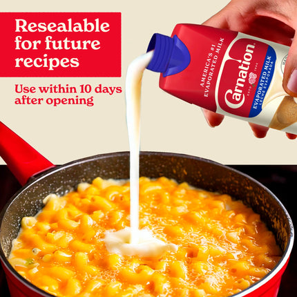 Nestle Carnation Vitamin D Added Evaporated Milk for Easter Baking, 17 Fl Oz Carton