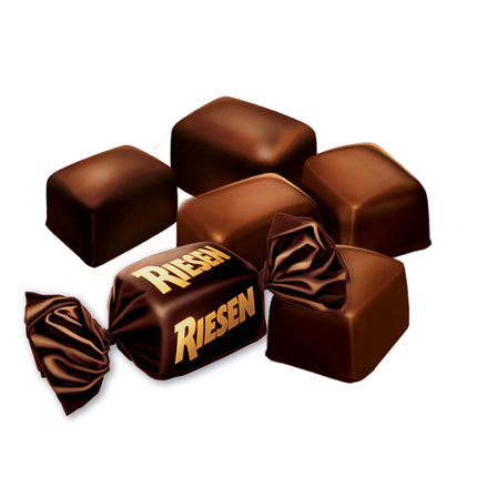 Riesen Chocolate Caramel Covered Chewy Candy, 12Oz