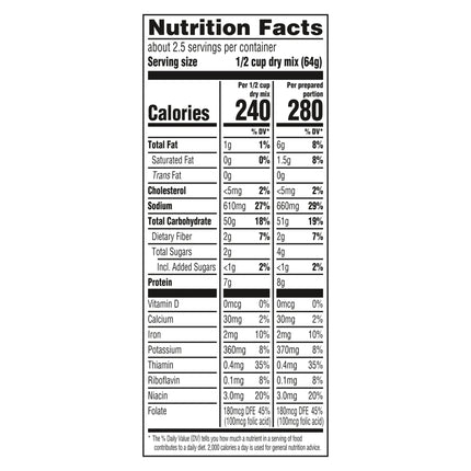 Knorr No Artificial Flavors Cheddar Broccoli Parboiled Instant Rice, 5.7 Oz Regular Pouch
