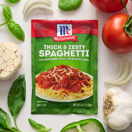 Mccormick Thick and Zesty Spaghetti Sauce Seasoning Mix, 1.37 Oz Packet