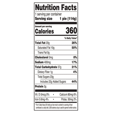 Freshness Guaranteed 4" Chocolate Éclair Mini Baked Pie, 4 Oz Carton (Shelf Stable)