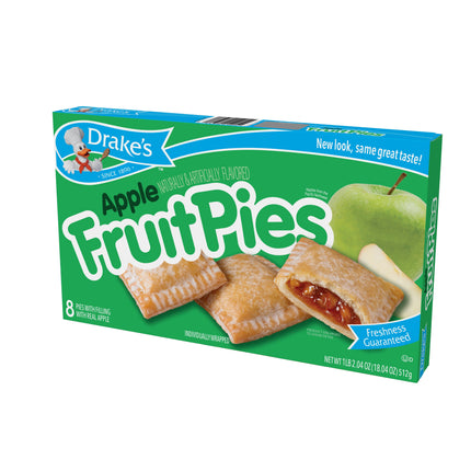 Drake'S Apple Fruit Pies, 8 Count, 18.04 Oz