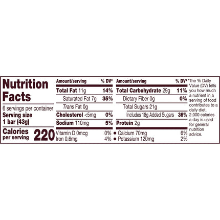 Hershey'S Cookies 'N' Creme Candy, Bars 1.55 Oz, 6 Count