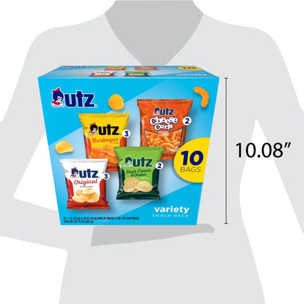 Utz Snack Pack, Variety Pack, Potato Chips, 1 Oz, 10 Count