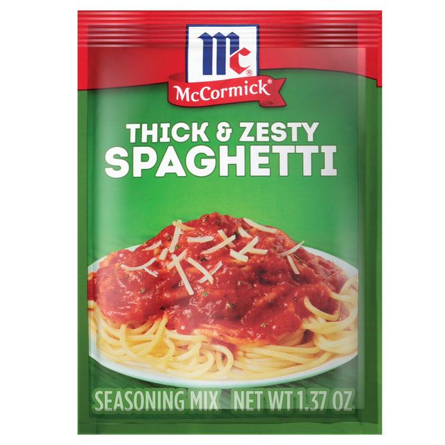 Mccormick Thick and Zesty Spaghetti Sauce Seasoning Mix, 1.37 Oz Packet