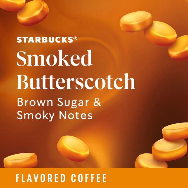 Starbucks Smoked Butterscotch Flavored Ground Coffee, 100% Arabica, 17 Oz