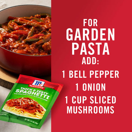 Mccormick Thick and Zesty Spaghetti Sauce Seasoning Mix, 1.37 Oz Packet