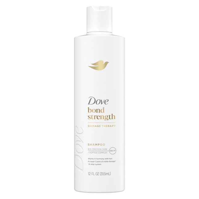 Dove Shampoo Bond Strength with Bio-Protein Care Technology & Peptide Complex, 12 Oz