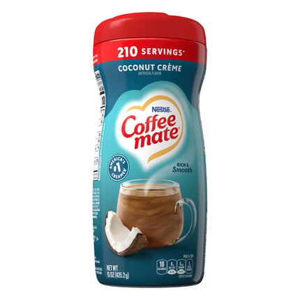 Nestle Coffee Mate Coconut Creme Powdered Coffee Creamer 15 Oz. Canister