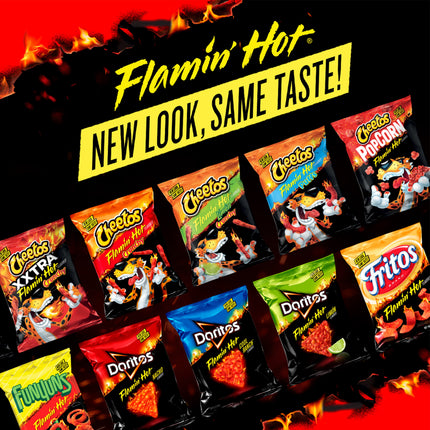 Cheetos Crunchy XXTRA Flamin' Hot Cheese Flavored Snack Chips, 8.5 Ounce Bag (Packaging May Vary)