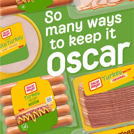 Oscar Mayer Turkey Franks Hot Dogs, Refrigerated, 16 Oz, 10 Count