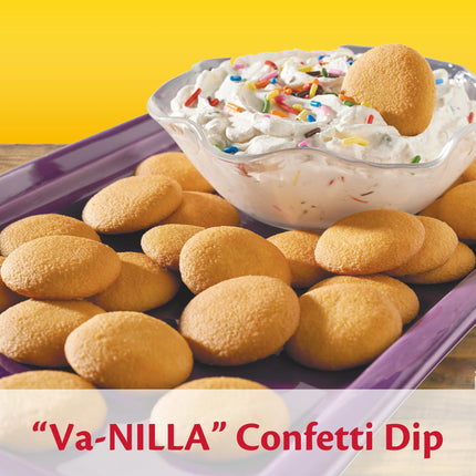 NILLA Wafers Cookies, Crunchy Vanilla Wafers, Baked, 11 Oz Shelf Stable Plastic Cardboard Box